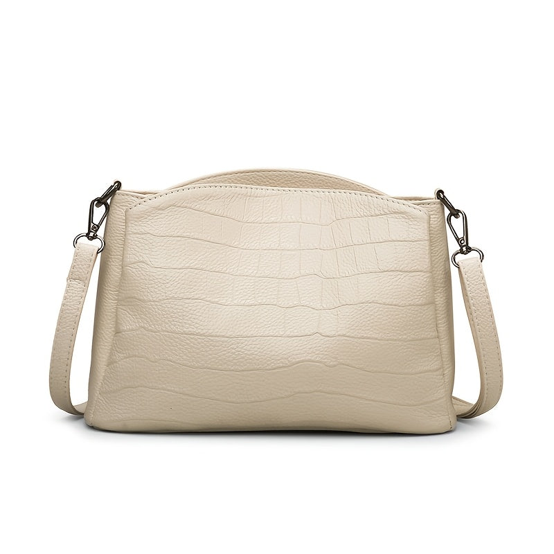 Le charme raffiné de Vivienne | Sac à bandoulière en cuir de crocodile SELUNE