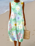 Erin™ | Robe Midi Pastel Blossom Maison Liore