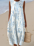 Joy™ | Robe Midi Feuillée Maison Liore