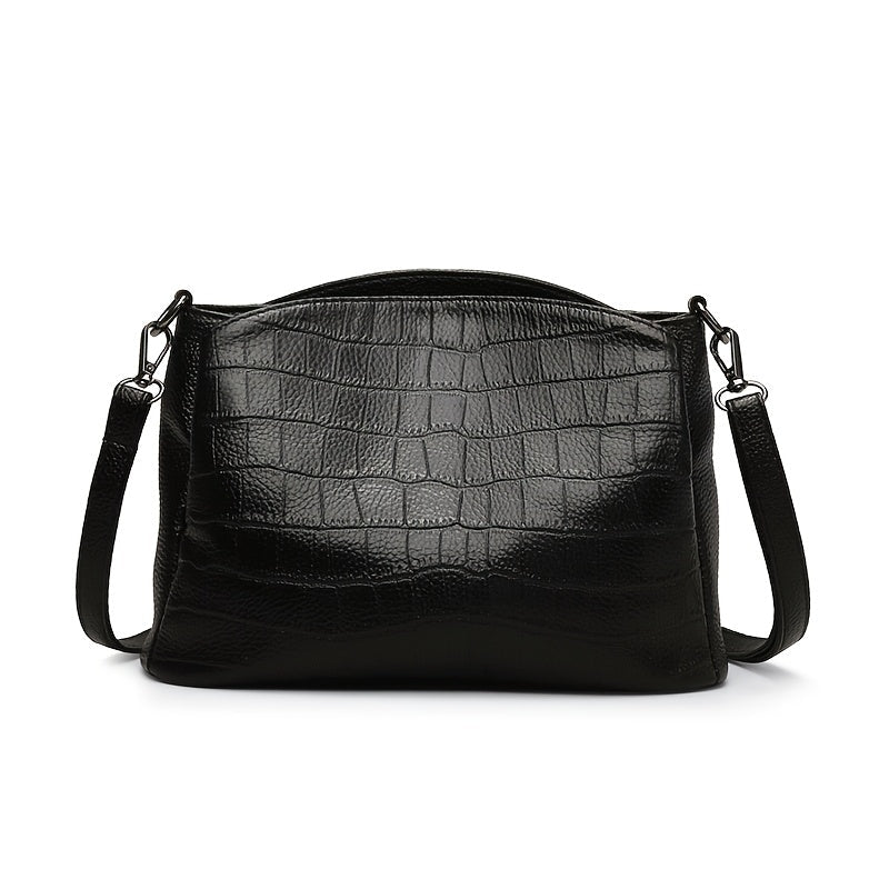 Le charme raffiné de Vivienne | Sac à bandoulière en cuir de crocodile SELUNE