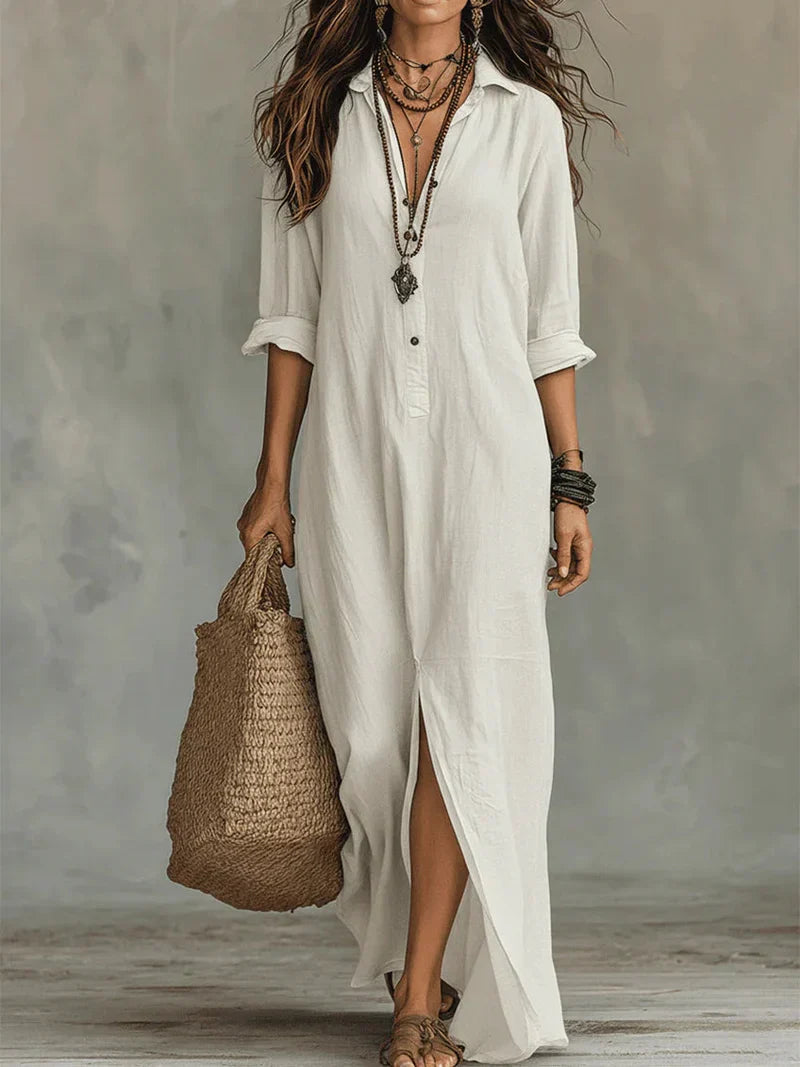 WILLOW | Robe maxi sans effort à la silhouette flatteuse, polyvalente pour le quotidien Fischner Berlin