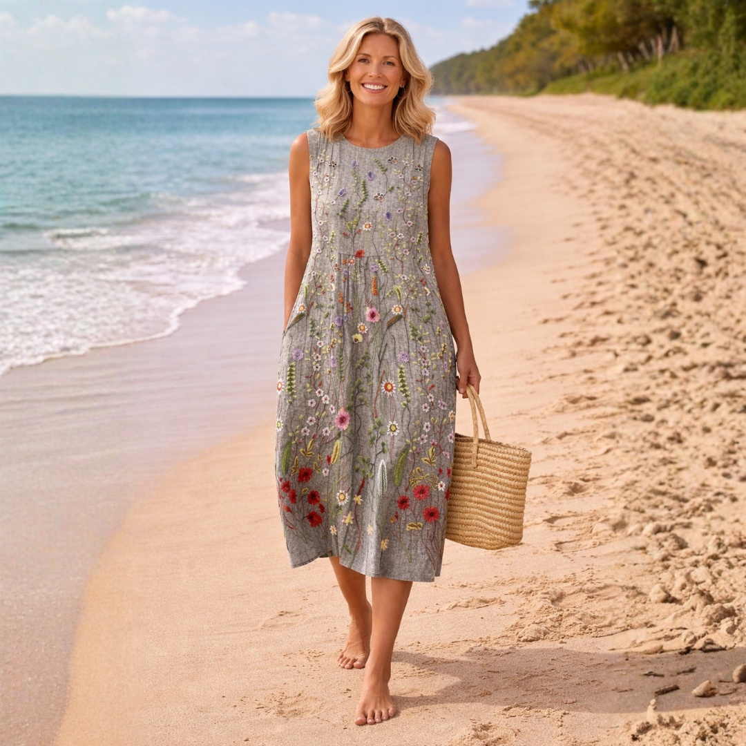 Cara™ | Robe Midi Wildflower Maison Liore