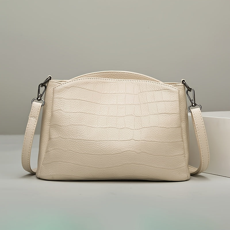 Le charme raffiné de Vivienne | Sac à bandoulière en cuir de crocodile SELUNE