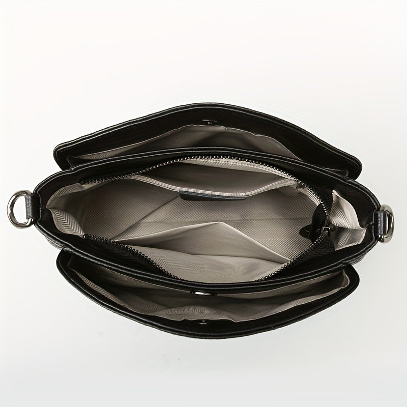 Le charme raffiné de Vivienne | Sac à bandoulière en cuir de crocodile SELUNE