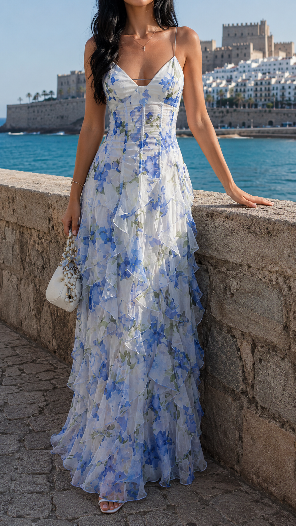 Robe Peñíscola - Élégante robe d'été fluide au charme méditerranéen Mi tienda