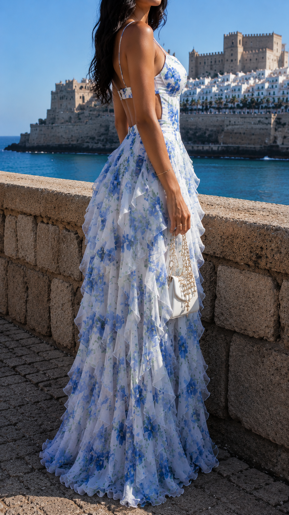 Robe Peñíscola - Élégante robe d'été fluide au charme méditerranéen Mi tienda