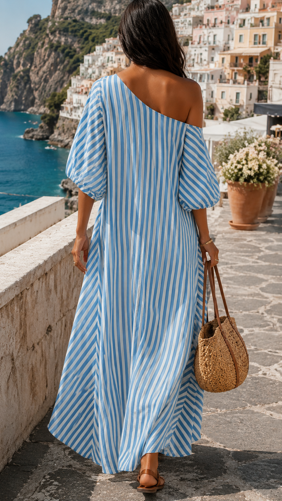 Robe Amalfi – Élégance estivale, coupe fluide et féminine Mi tienda