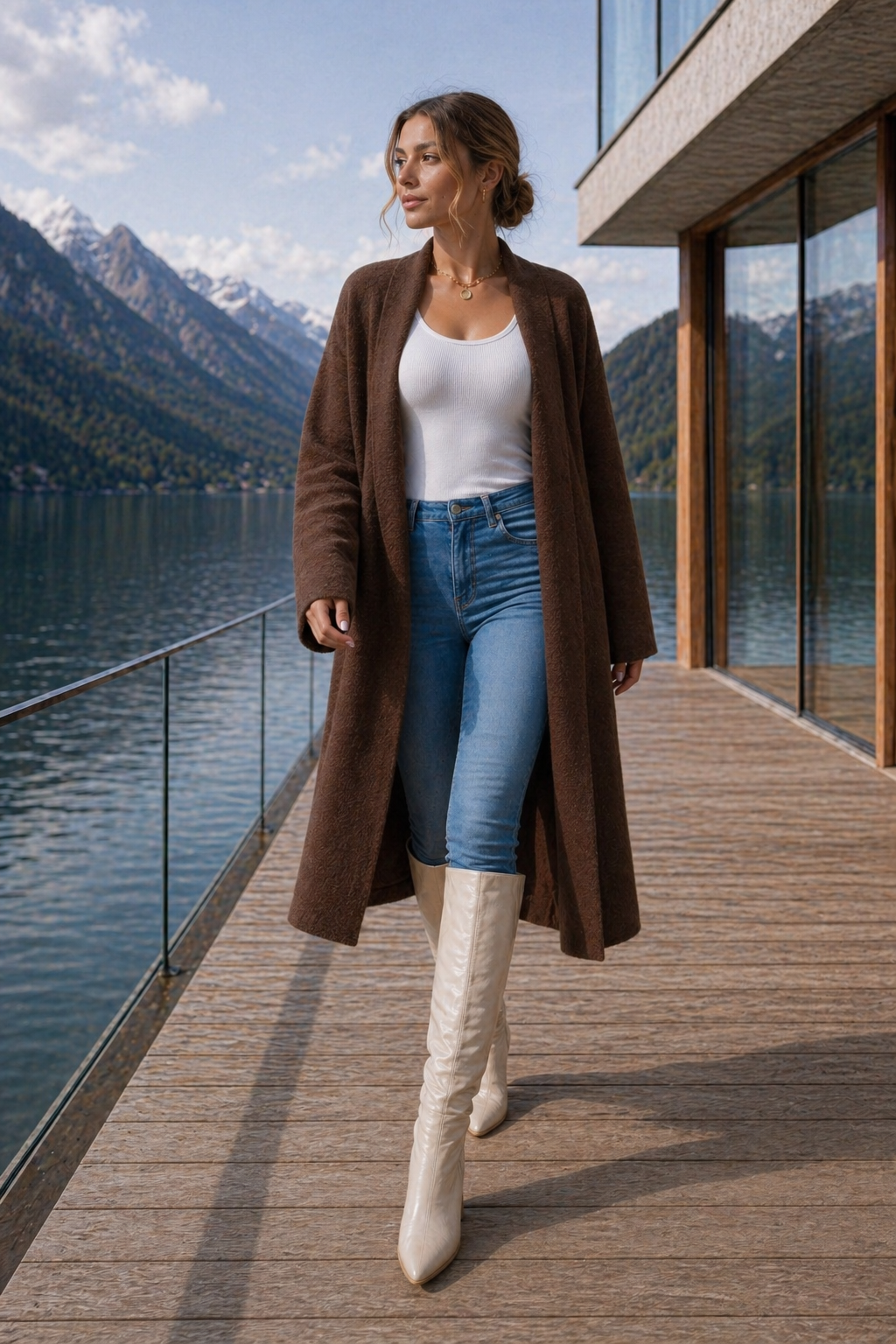 Veluna Cardigan Trendsi