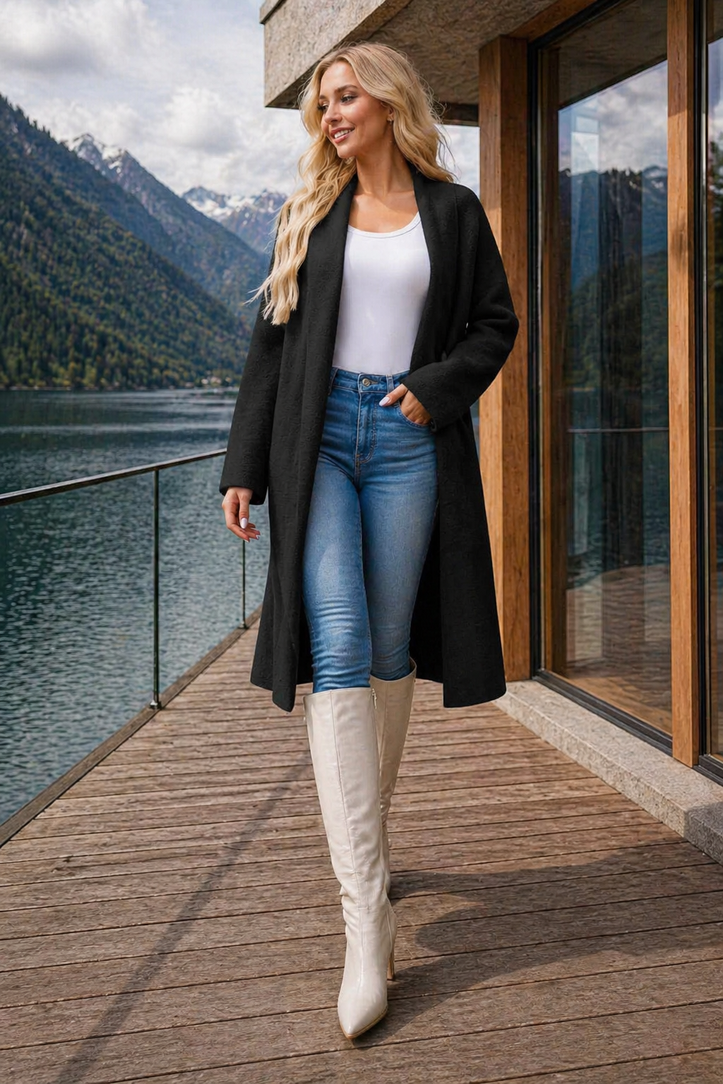 Veluna Cardigan Trendsi