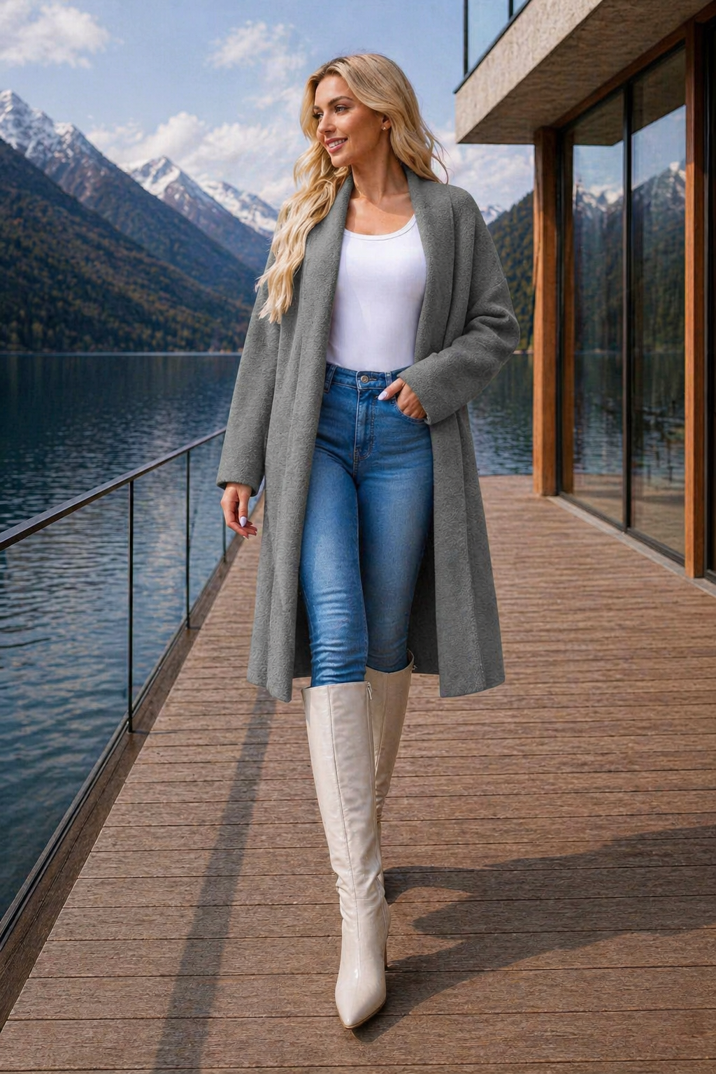Veluna Cardigan Trendsi