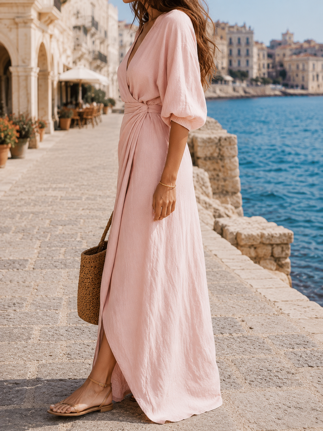 Robe longue Siracusa - Élégance intemporelle Mi tienda