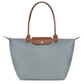 Longchamp - Sac tote Le Pliage Grand, acier SELUNE
