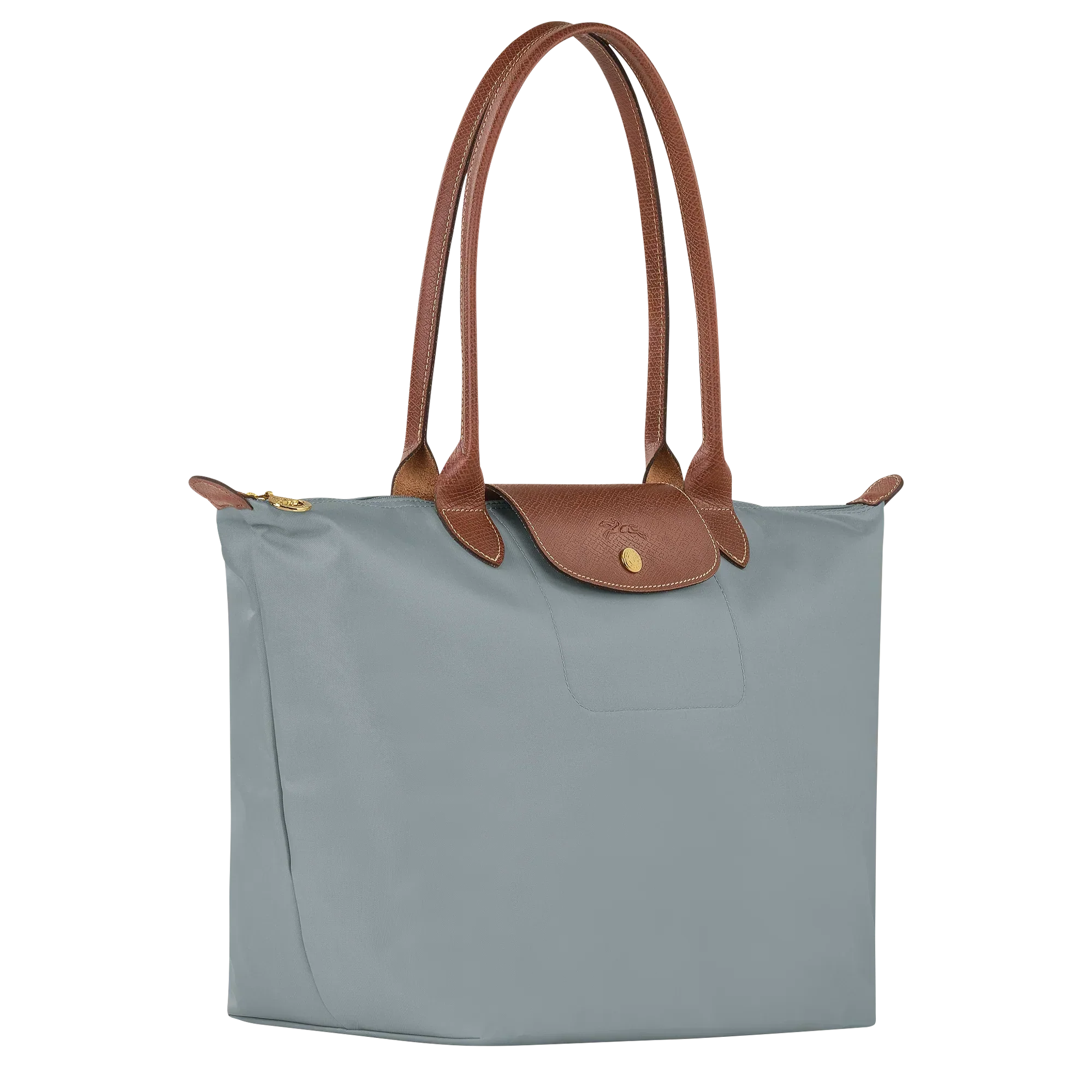 Longchamp - Sac tote Le Pliage Grand, acier SELUNE