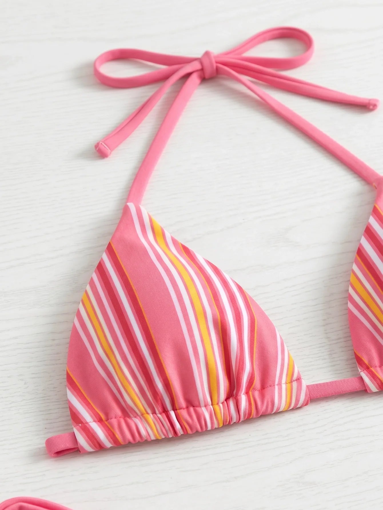 Ensemble bikini à rayures roses - hauts et bas vendus séparément BEACHEERS