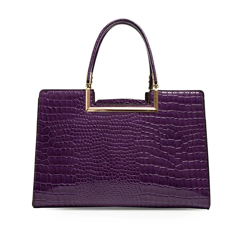 Ensemble sac à main et portefeuille en cuir SELUNE