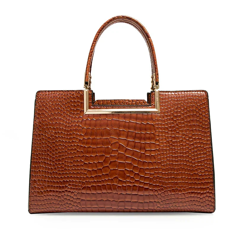 Ensemble sac à main et portefeuille en cuir SELUNE