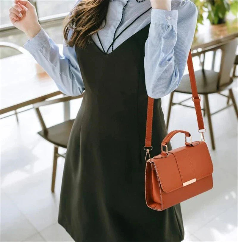 Sac bandoulière rétro-chic pour femme - simili-cuir de haute qualité SELUNE