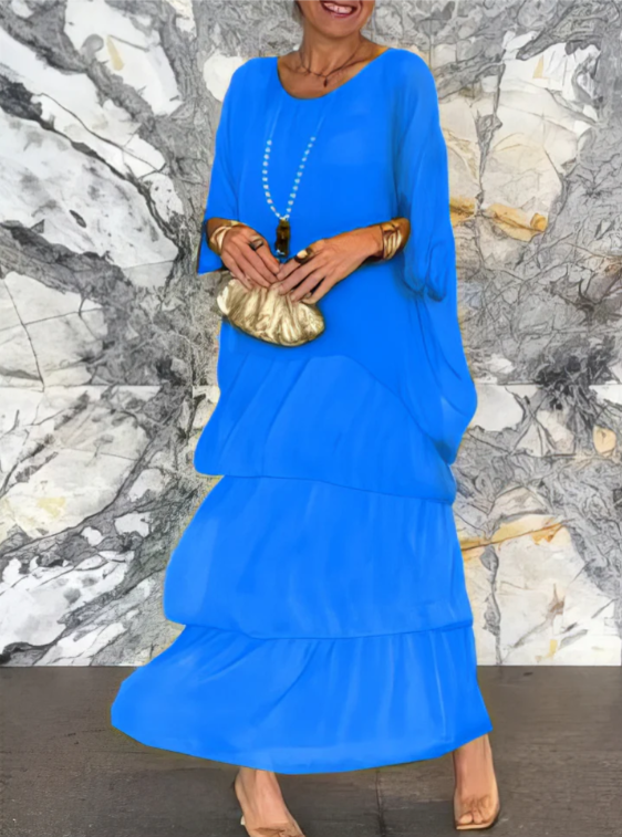 Lara | Robe maxi fluide élégante