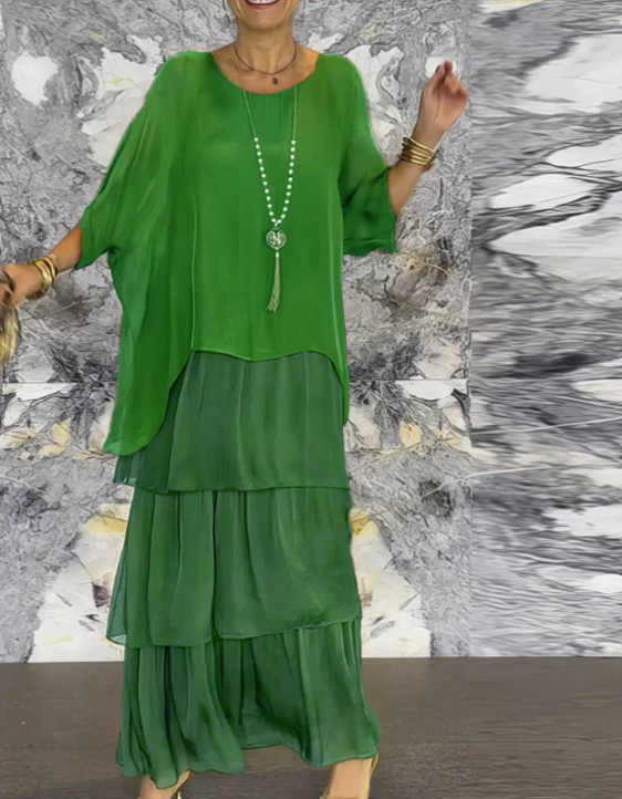 Lara | Robe maxi fluide élégante