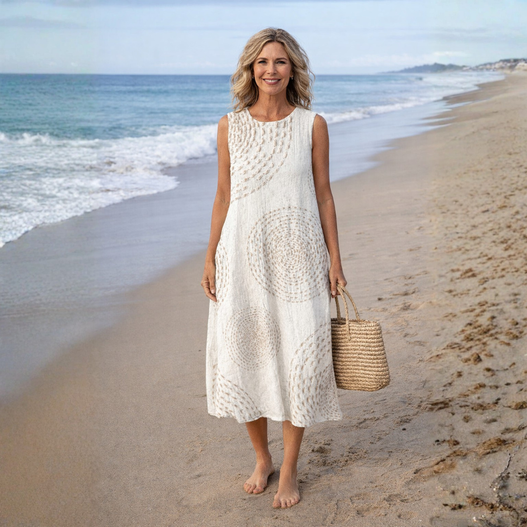 Luna™ | Robe Décontractée Rétro Maison Liore