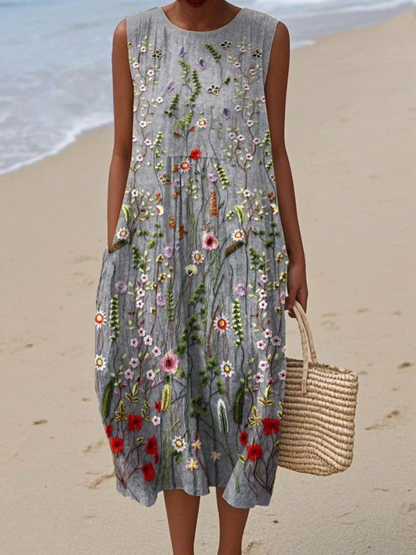 Cara™ | Robe Midi Wildflower Maison Liore