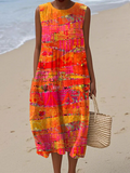 Faye™ | Robe Midi Sunset Maison Liore