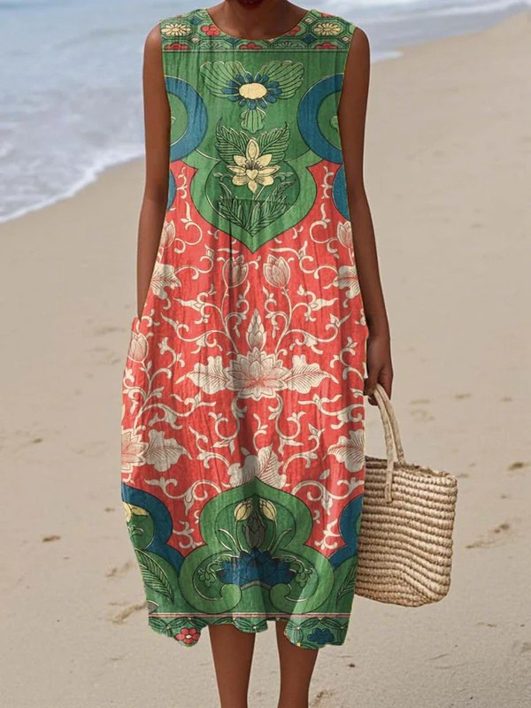 Vera™ | Robe Midi Bohémienne Maison Liore