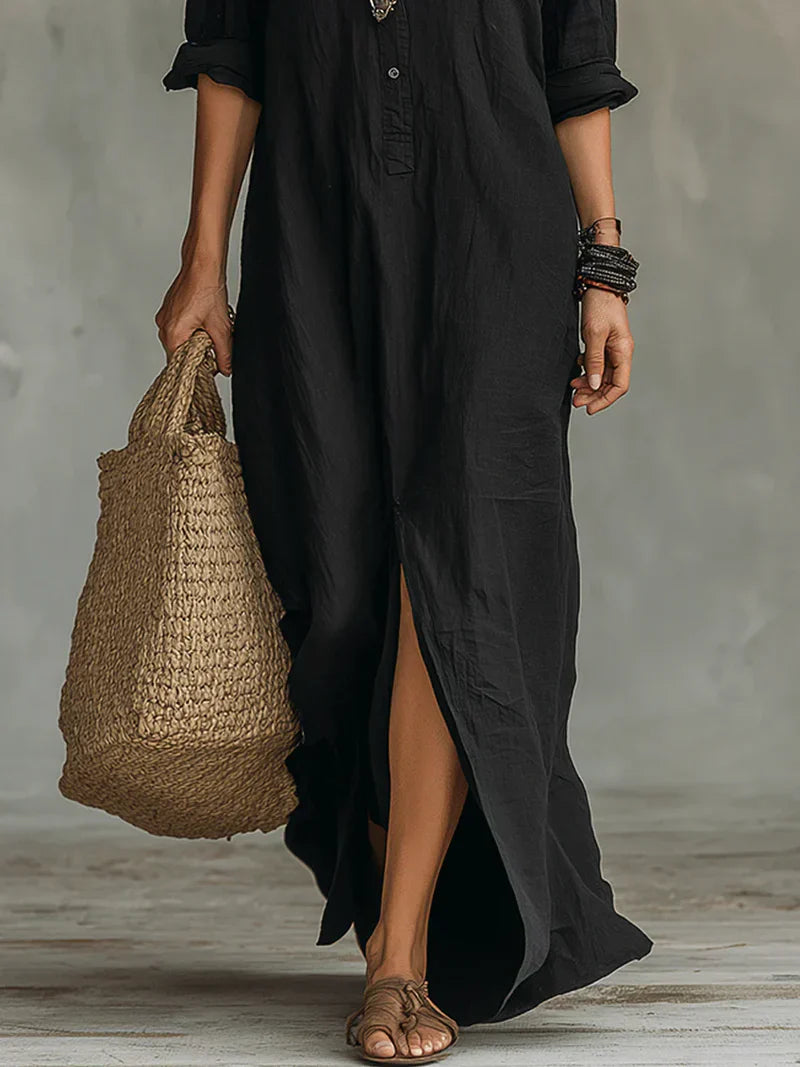WILLOW | Robe maxi sans effort à la silhouette flatteuse, polyvalente pour le quotidien Fischner Berlin