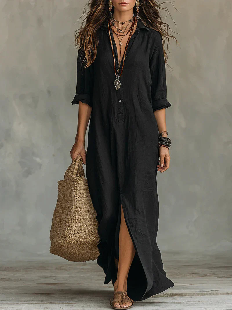 WILLOW | Robe maxi sans effort à la silhouette flatteuse, polyvalente pour le quotidien Fischner Berlin