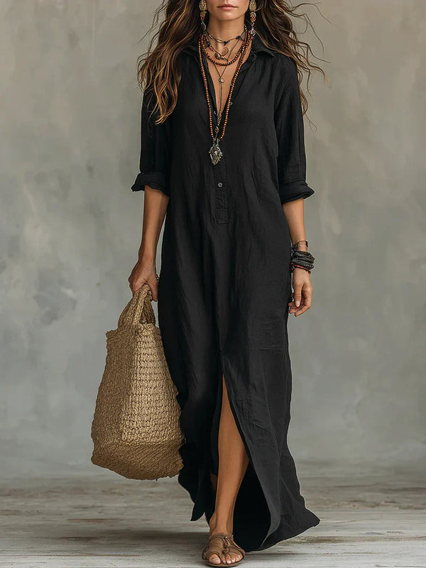 WILLOW | Robe maxi sans effort à la silhouette flatteuse, polyvalente pour le quotidien Fischner Berlin
