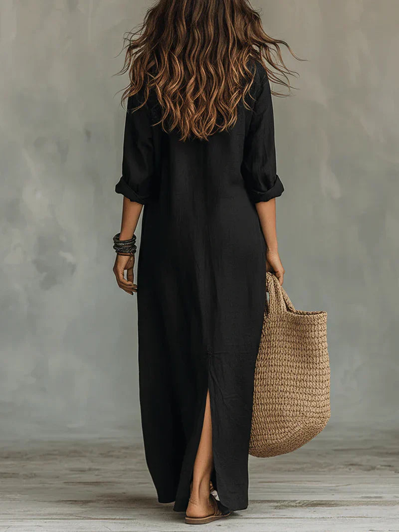 WILLOW | Robe maxi sans effort à la silhouette flatteuse, polyvalente pour le quotidien Fischner Berlin