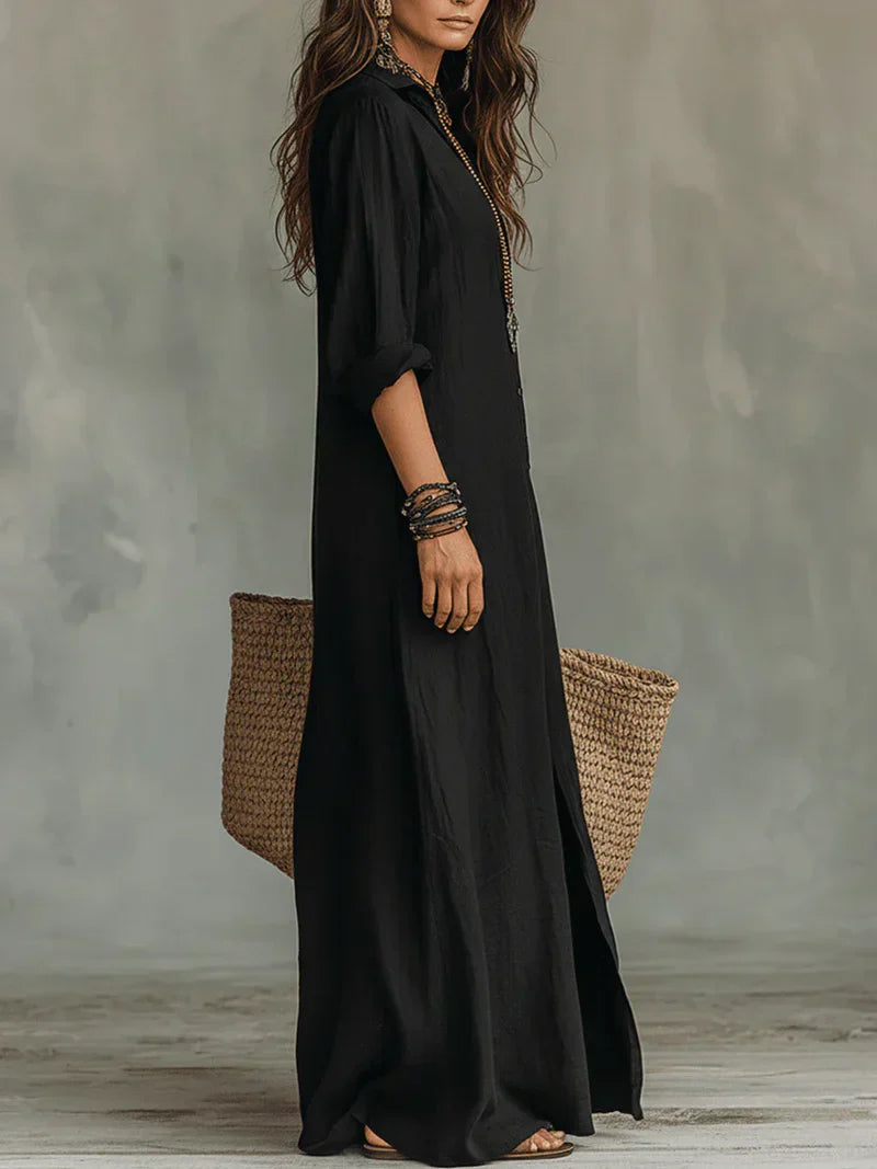 WILLOW | Robe maxi sans effort à la silhouette flatteuse, polyvalente pour le quotidien Fischner Berlin