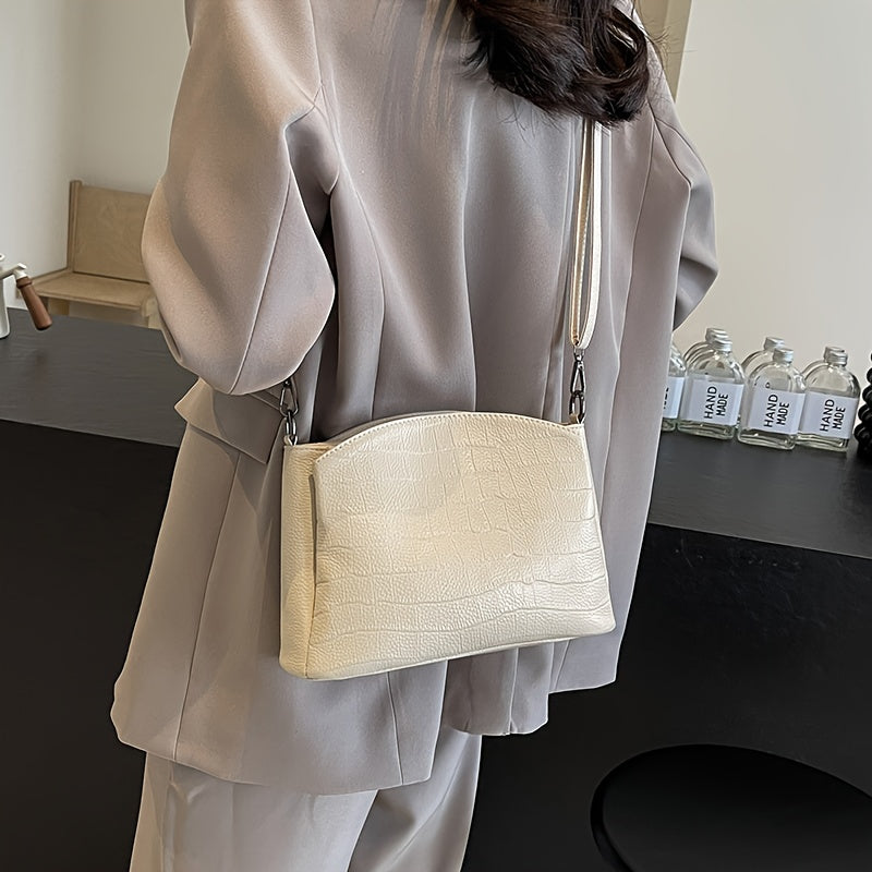 Le charme raffiné de Vivienne | Sac à bandoulière en cuir de crocodile SELUNE