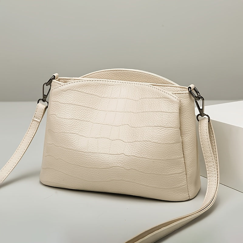 Le charme raffiné de Vivienne | Sac à bandoulière en cuir de crocodile SELUNE